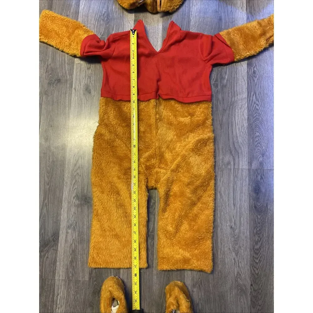 Vintage Disney Store Winnie The Pooh Costume 4-6 Years Cosplay Halloween Bear